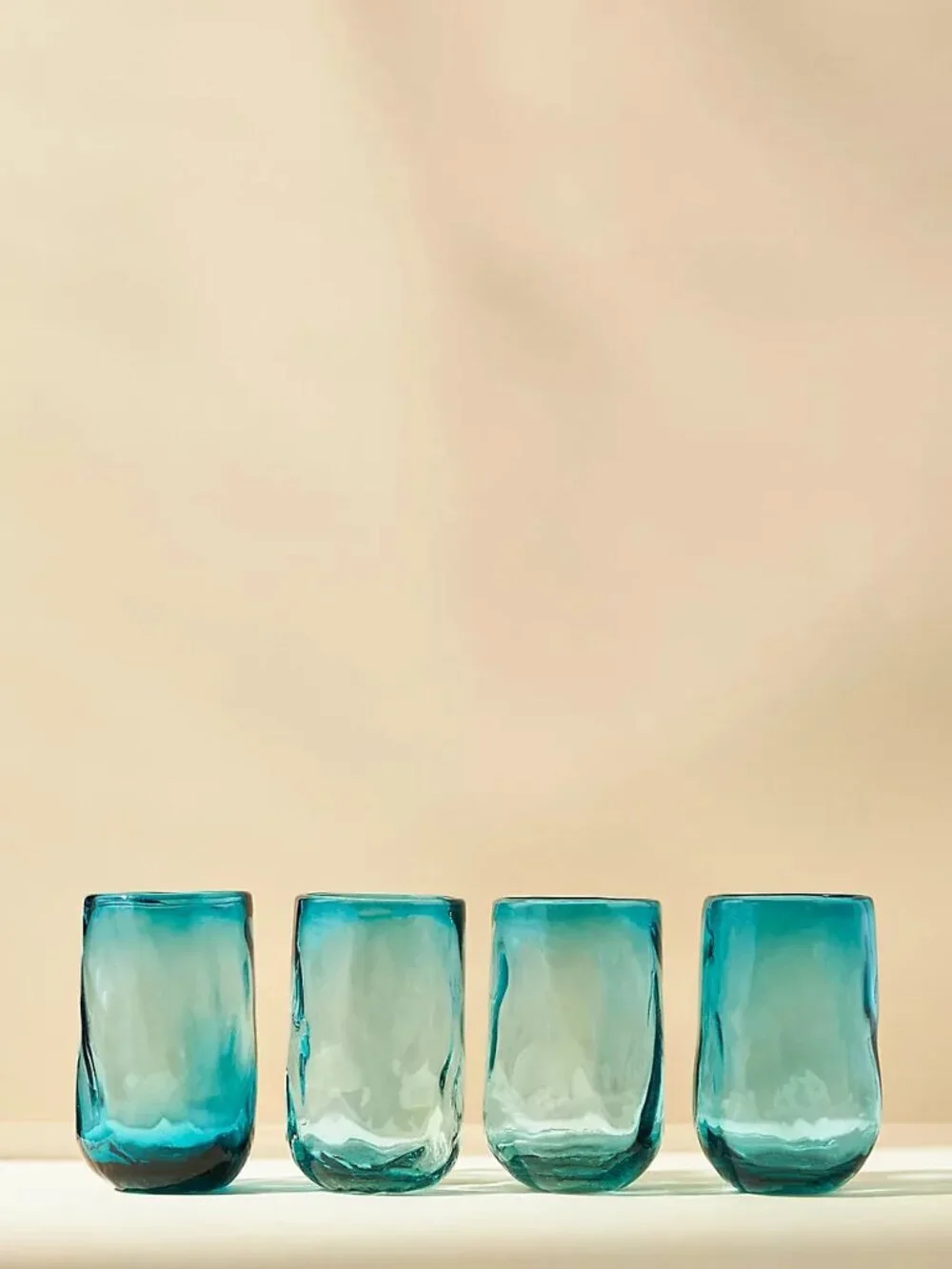 Recycled Aviva Highball Glasses, Set of 4